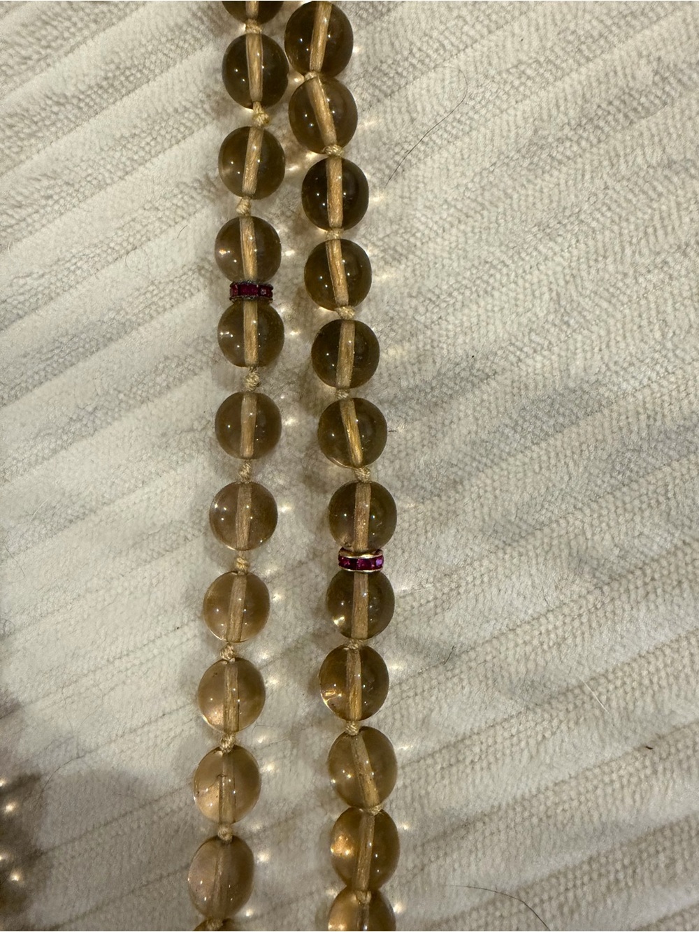 J. Crew Elephant Beaded Rhinestone Necklace - Picture 2 of 5